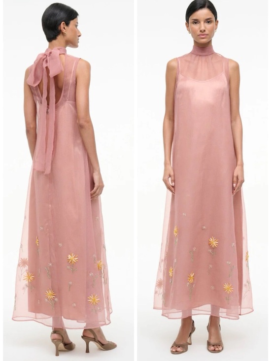 STAUD Dresses & Skirts - Staud Dahlia Day Dream
Pink Albee Dress SZ XS